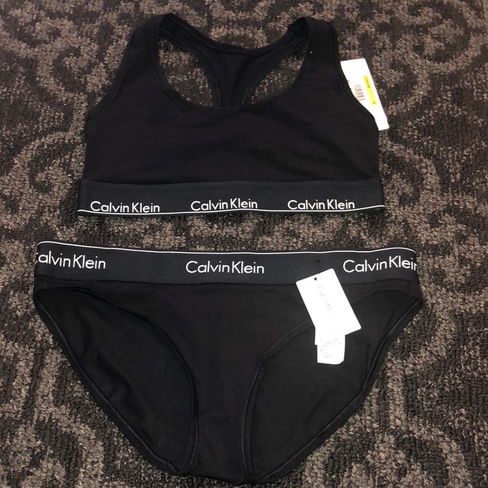 CK Bralette and Bikini Set